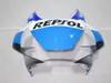 Honda CBR900RR 2002 2003 Blue Black FairingsセットCBR 954RR 02 23 OT33のためのABSプラスチックフェアリングキット