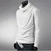 Men's Sweaters Wholesale- Model 2022 Winter Long Sleeve Sweater Turtle Neck And Colorful Men Knit Bottom Color 6 M XX1