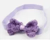 Moda Sıcak Satış Renkli Bebek Kız Çocuk Kafa Bow Dantel Çiçek Hairband 10 Renkler Drop Shipping HJIA1100