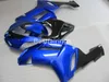 Kit carene aftermarket per Kawasaki Ninja ZX6R 2007 2008 carene blu per moto nero ZX6R 07 08 MA12