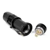 7W 300LM SK-68 3 modalità Mini Q5 LED torcia torcia tattica lampada messa a fuoco regolabile luce zoomabile