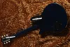 Free Shipping Tak Matsumoto Double Cutaway Aqua Blue Flame Maple Top Electric Guitar Abalone Block Inlay, Black Body Binding