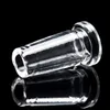 Bonne qualité adaptateur en verre court accessoires pour fumeurs 14mm femelle à 19mm mâle adaptateurs polis 10mm femelle à 14mm mâle