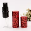 Leopard Mini Refillable Atomizer Aluminum Pump Glass Empty Spray Bottle Tube For Perfume Essential Oil With metal Sprayer