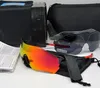 Nieuwe 3 lens mannen vrouwen gepolariseerd Volledige herziene fietsglazen fietssportmerk zonnebril buitenlucht Ev EvZero Sports Goggles3352639