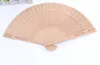 50pcs/lot DHL Fedex Free shipping Chinese style fragrance wood fan scented wood wedding hand fan For wedding gift