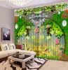 Custom Europea Fashion 3D Tende Foto Bella spiaggia shell wave Curtain 3D tende oscuranti