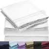 Bedding Sets Wholesale-bedding Set Bed Sheet Fitted QUALITY Brushed Microfiber Wrinkle Fade Stain Resistant Hypoallergenic Cal King US #21