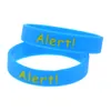 100PCS Gluten Allergy Bracelet en caoutchouc de silicone Taille des enfants Idéal pour les activités scolaires ou de plein air