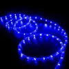 LED -stroken 100m 2 draadronde LED -touwlichten kristalhelder PVC Tube IP65 Waterbestendige flexibele vakantie kerstfeest Decoratieverlichting