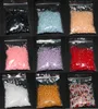 2500pcs 3MM Half Round Pearls Beads Flatback Scrapbooking Embellishment Craft Nail Art DIY 10 color for choose6445864