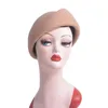 Pure Color Cocktail Fascinator Base Wool Air Hostesses Pillbox Hat Millinery Craft DIY Making Rope A137