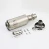 Stainless Steel 51MM Motorcycle Exhaust Silencer Pipe With DB Killer Slip On Dirt Street Bike Motorcycle Modified Scooter