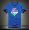 Q650 frete grátis Pink Dolphin T-shirt respirável Vestuário Solid Color Slim Fit Homens de algodão encabeça Casual