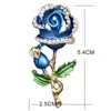 Banhado A ouro Decorativo Amor Rosa Broche Pin Garment Clothes Clothes Acessórios de Jóias Flor Broche para As Mulheres Senhoras Frete Grátis