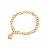 IJB5010 Hot New Heart Shape Ashes Hållare Smycken Keepsake Memorial Cremation Bracelet Whatch Chain Shape Armband för kvinnor