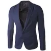 Men's Suits & Blazers Wholesale- Brand Sky Blue Men Costume Veste Homme 2022 Arrival Mens Slim Fit Jacket Stylish Red Black Pink Suit 3XL1