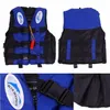 6 Storlekar Professionell Life Jacka Badkläder Polyester Livsvest för vattensporter Swimming Drifting Surfing Gratis frakt