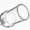 4 mm gruesa de cuarzo banger cúbica junta domeless + tapa de carbuar de cuarzo con un agujero de un conjunto para plataformas de vidrio bong