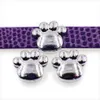 Multiple choices 50pcs 8mm catdog footprint paw bone Slide Charms Fit 8mm Pet Collar DIY Necklace Bracelet keychains69365229630767