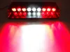 9 LED Kırmızı / Beyaz Araba Polis Strobe Flaş Işığı Dash Acil Uyarı Cam Sis Farları
