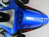 Kit carénage en plastique ABS pour Suzuki GSXR600 01 02 03 bleu argent noir carénages de moto réglés GSXR750 2001 2002 2003 IY26