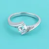 Crystal Diamond Ring voor Dames Mode Sieraden Engagement Trouwringen Drop Ship