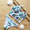 Dames badmode strand bloem afdrukken zwembad meisje vrouwen kleding gratis 1
