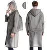 yuding long Raincoat eva سميكة Rainwear Universal Poncho المشي لمسافات طويلة الجولة الجولة مقنعين معطف المطر تشمل موقف المدرسة