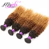 9A Peruvian Virgin Hair Weave Deep Wave Three Tone Ombre Color Human Obecyed Hair Extension Wefte Three PCS T1B43018872531338261