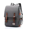 21 kleuren mannen vrouwen outdoor sport reistas pack mode vintage canvas rugzak schouder student school rugzak