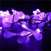 Premium Quality 6m 30 LED Solar Christmas Lights 8 Modes Waterproof Water Drop Solar Fairy String Lights for Outdoor Garden