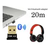 USB Bluetooth Adapter V4.0 Dual Mode Wireless Dongle Free Driver USB2.0/3.0 20m 3Mbps for Windows 7 8 10 XP Vista