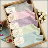 Großhandels-Neue 2016 Art- und Weisesommer-Frauen-Socken-Marken-Süßigkeit-Farben-Punkt-Frauen-Baumwollsocken für Mädchen 5pairs/lot