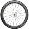 700c 60 mm de profondeur de 25 mm de largeur roues en carbone Clinchertubulaire Road Bike Wheelset Ushape Rims with Powerway R36 H1155500