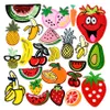 10 pcs Random Diy fruit patches for clothing iron embroidered patch applique iron on patches sewing accessories badge for clothes bag