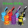 2019 Rigs portatili in silicone per narghilè per fumare erba secca infrangibile percolatore d'acqua Bong per fumare olio concentrato tubo DHL