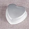 DIY Bath Bomb Heart-shaped Molds Aluminum Alloy Bathing Ball Tools Accessory Cake Muffin Dessert Maker Pan Baking 4pcs/set