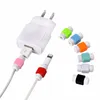 1000PCS / Lot USB-data laddare kabel Silikon Saver Protector Headset Protection hörlurar trådkabel skyddande för iPhone 11 Pro max XR X 8 7