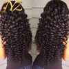 13x4 Human Hair Lace Front Brazilian Curly Wig Remy Virgin For Black Women