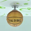 Glass Football/Basketball Ceiling Light Cute Children's Bedroom Soccer Chandelier Lamp Baby Room Ceiling Fixtures