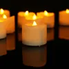 점멸 전구 배터리는 따뜻한 화이트 웨이브 OPE에 계절 축제 축하 전기 가짜 촛불 무 화염 LED 차 빛을 운영