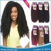Marley trança 18 polegada afro kinky encaracolado extensão do cabelo sintético afro encaracolado tranças de crochê cabelo tecer brasil bolote4166659