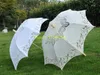 5 sztuk / partia Szybka Wysyłka Najnowsze Duże Małe Eleganckie Koronki Parasols Bridal Wedding Parasol 2 Kolory