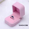 Fashion Jewelry Boxes Pink&Creamy-white Velvet Ring Earrings pendant Necklace bracelet bangle Classic Show Luxury Octagonal Gift Case Box