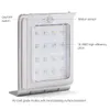 outdoor solar wall lamps 16 LED Solar Power Motion Sensor Garden Security Lamp Outdoor Waterproof Light