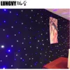 Hoge kwaliteit 6 M * 12m LED Star Gordijn LED Star Doek LED-achtergronden voor DJ Stage Bruiloft Achtergronden Lichtgordijnen