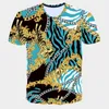 2017 zomer nieuwe 3d t-shirts heren t-shirt gouden bloemen leeuwen blauwe streep brief amerikaanse VS vlag adelaar gedrukt heren korte mouw t-shirts