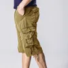 Men's Shorts Wholesale-2021 Men Casual Summer Style Camouflage Loose Cargo Multi-Pocket Bermuda Masculina Plus Size 29-381