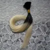 8A الصف Tresse الكروشيه الضفائر البشرية 100g الشعر البشري الجزء 1 PCS T1B/613 OMBRE HUSH HEAR